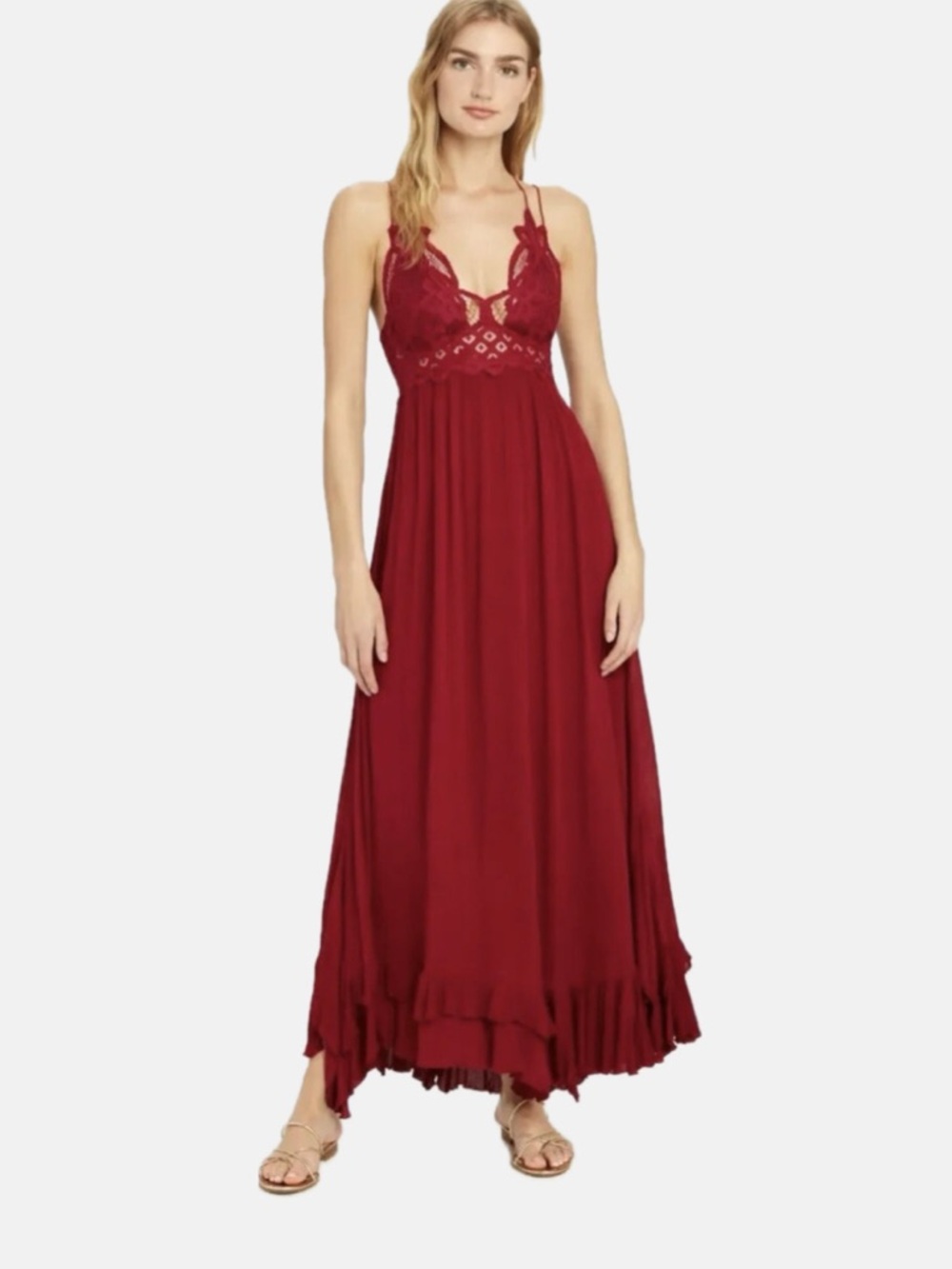 Free People Adella Sleeveless Maxi Slip Dress